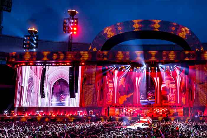 Konser Sahne Arkası LED Ekran