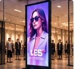 192x64 cm P2.5 iç mekan poster LED ekran