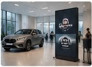 Showroom poster LED ekran