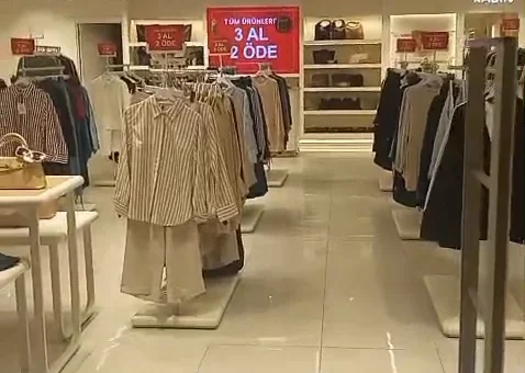 AllDay Bursa Anatolium AVM mağazasında vitrin LED ekran uygulamaları